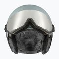 Kask narciarski UVEX Wanted Visor glacier/rhino matt/mirror silver smoke 8