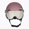 Kask narciarski UVEX Wanted Visor bramble antique rose matt/mirror silver smoke 2