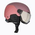 Kask narciarski UVEX Wanted Visor bramble antique rose matt/mirror silver smoke 4