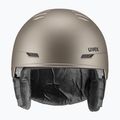 Kask narciarski UVEX Wanted Soft gold silver stripes mat 11