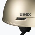 Kask narciarski UVEX Wanted Soft gold silver stripes mat 8