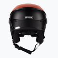 Kask narciarski UVEX Instinct Visor fierce red/black matt/mirror silver/smoke 3