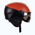 Kask narciarski UVEX Instinct Visor fierce red/black matt/mirror silver/smoke 4