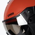 Kask narciarski UVEX Instinct Visor fierce red/black matt/mirror silver/smoke 6
