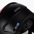 Kask narciarski UVEX Instinct Visor fierce red/black matt/mirror silver/smoke 7