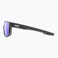 Okulary przeciwsłoneczne UVEX Lgl 51 black mat/mirror green 7