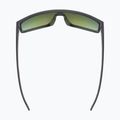 Okulary przeciwsłoneczne UVEX Lgl 51 black mat/mirror green 8