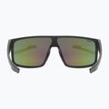 Okulary przeciwsłoneczne UVEX Lgl 51 black mat/mirror green 9
