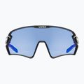 Okulary przeciwsłoneczne UVEX Sportstyle 231 2.0 P black matt/mirror blue 6