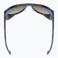 Okulary przeciwsłoneczne UVEX Mtn Classic CV black matt/mirror blue 4