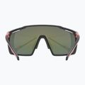 Okulary przeciwsłoneczne UVEX Mtn Perform black red matt/mirror red 9