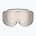 Gogle narciarskie UVEX Evidnt Attract CV white matt/mirror silver/contr yellow/clear 2
