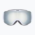 Gogle narciarskie damskie UVEX Downhill 2100 CV WE arctic blue matt/mirror white/colorvision green 2