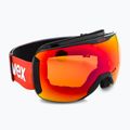 Gogle narciarskie UVEX Downhill 2100 CV black shiny/mirror scarlet/colorvision orange