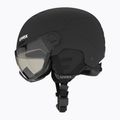 Kask narciarski UVEX Wanted Visor Pro V black matt/variomatc smoke 5