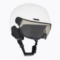 Kask narciarski UVEX Wanted Visor Pro V white matt/variomatc smoke