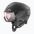 Kask narciarski UVEX Instinct Visor PRO V black matt/silver/silver 3