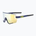Okulary przeciwsłoneczne UVEX Sportstyle 236 Set blue matt/mirror yellow/clear