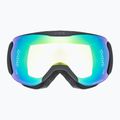 Gogle narciarskie UVEX Downhill 2100 V black matt/mirror green clear 2