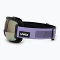 Gogle narciarskie UVEX Downhill 2100 CV black matt/mirror lavender green 4