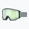 Gogle narciarskie UVEX Athletic CV black matt/mirror opal colorvision yellow