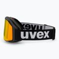 Gogle narciarskie UVEX Gravity FM black matt/mirror red orange clear 4