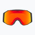 Gogle narciarskie UVEX Gravity FM black matt/mirror red orange clear 2