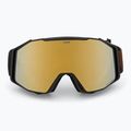 Gogle narciarskie UVEX Gravity FM black matt/mirror gold orange clear 2