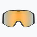 Gogle narciarskie UVEX Gravity FM black matt/mirror gold orange clear 2