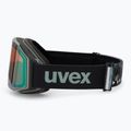 Gogle narciarskie UVEX Gravity FM acid green matt/mirror opal orange clear 4