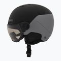 Kask narciarski UVEX Wanted Visor Pro V black/silver matt 3