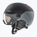 Kask narciarski UVEX Wanted Visor Pro V black/silver matt