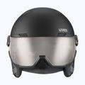 Kask narciarski UVEX Wanted Visor Pro V black/silver matt 2