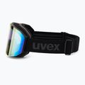Gogle narciarskie UVEX Evidnt Attract V + case black matt/mirror rainbow clear/yellow 5