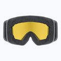 Gogle narciarskie dziecięce UVEX Pwdr FM black matt/mirror green yellow clear 3