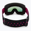 Gogle narciarskie dziecięce UVEX Pwdr FM black matt/mirror pink green clear 3