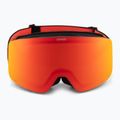 Gogle narciarskie dziecięce UVEX Pwdr FM black matt/mirror red orange clear 2