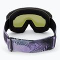 Gogle narciarskie UVEX Evidnt Attract S + case black matt/mirror lavender yellow clear 3