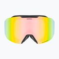 Gogle narciarskie UVEX Evidnt Attract S V + case black matt/mirror rainbow clear/yellow 7