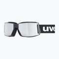 Gogle narciarskie UVEX MTN Tour black matt/mirror silver/clear