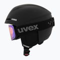 Kask narciarski dziecięcy UVEX Viti Set + gogle Speedy Pro black matt/mirror green/yellow/clear 3