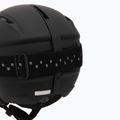 Kask narciarski dziecięcy UVEX Viti Set + gogle Speedy Pro black matt/mirror green/yellow/clear 9