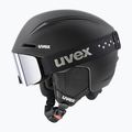 Kask narciarski dziecięcy UVEX Viti Set + gogle Speedy Pro black matt/mirror green/yellow/clear