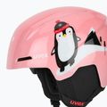 Kask narciarski dziecięcy UVEX Viti Set + gogle Speedy Pro pink penguin/lasergold lite 7