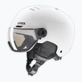 Kask narciarski UVEX Wanted Visor Pro V white matt