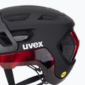 Kask rowerowy UVEX React MIPS black/ruby red matt 8