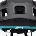 Kask rowerowy UVEX React black/teal matt 7