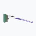 Okulary przeciwsłoneczne UVEX Axos Set white matt/mirror purple/clear 6