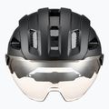 Kask rowerowy UVEX Stride Visor black matt/litemirror silver 2