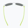 Okulary przeciwsłoneczne dziecięce UVEX Rookie Jr white lime m./mirror green 4